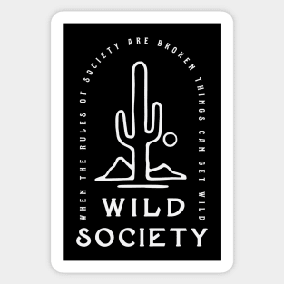 Wild Society Cactus Sticker